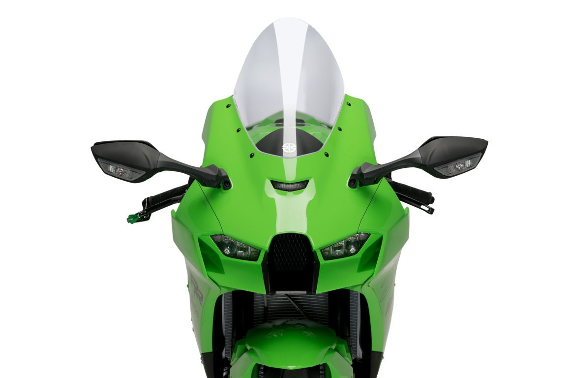 Puig R-Racer Windscreen - 2021+ Kawasaki Ninja ZX-10R / ZX-10RR